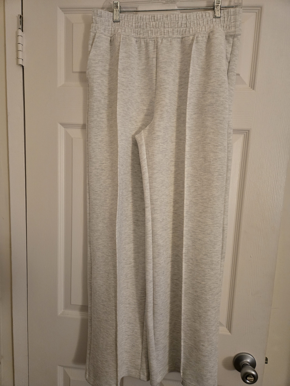 Light Gray Wide Leg Lounge Pants
